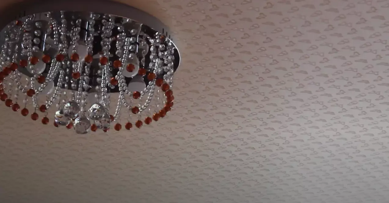 Фактурный натяжной потолок — Новокуйбышевск, проспект Победы, 28, фото 2