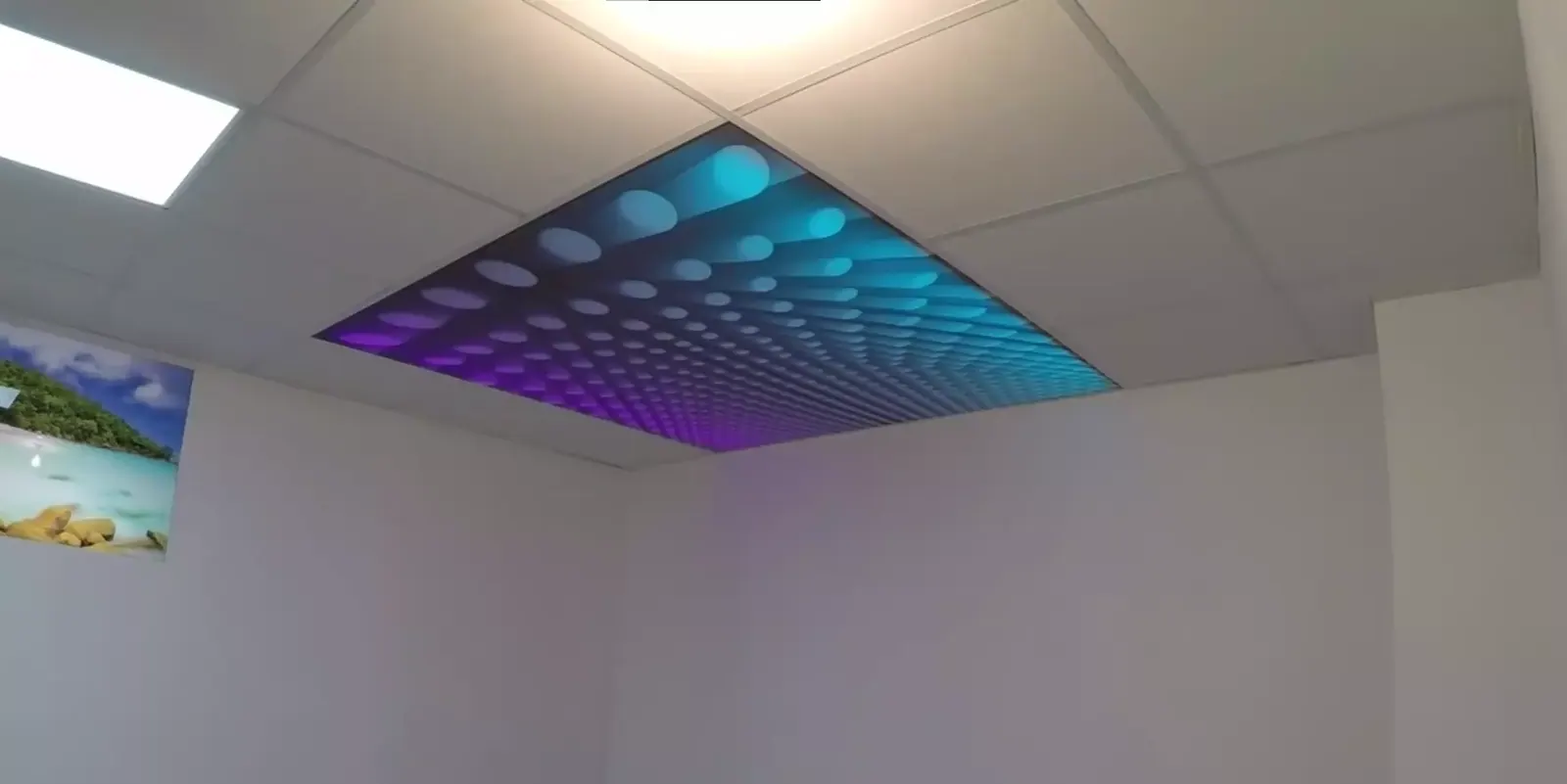 3D натяжной потолок для офиса — Новокуйбышевск, Чернышевского, 14, фото 1